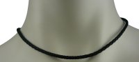 Halskette Lederband schwarz